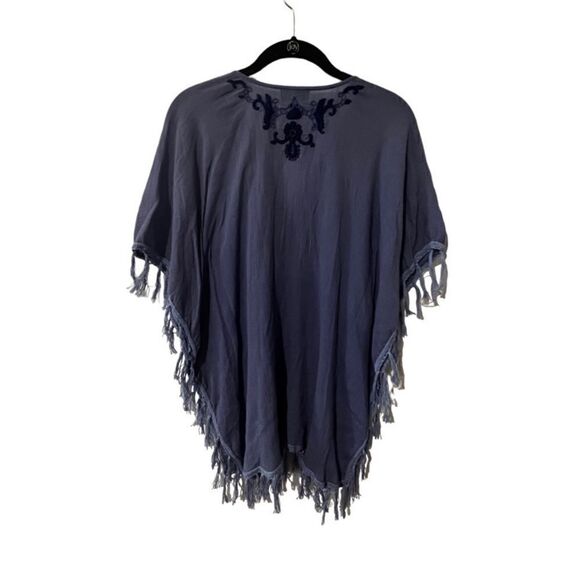 Letarte Floral Embroidered Tassel Tunic cotton - Picture 6 of 7